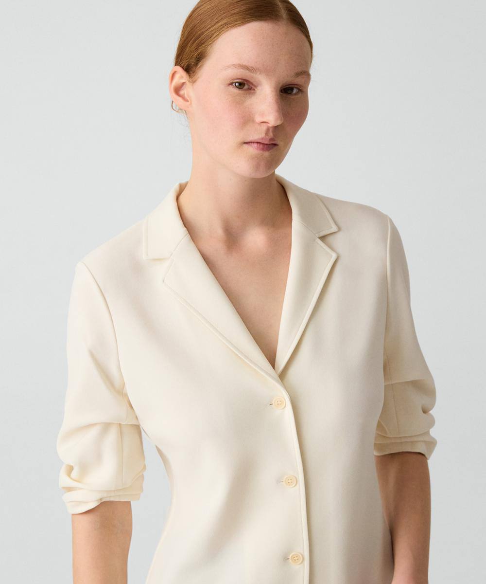 TH Triacetate Blended Collar Blazer