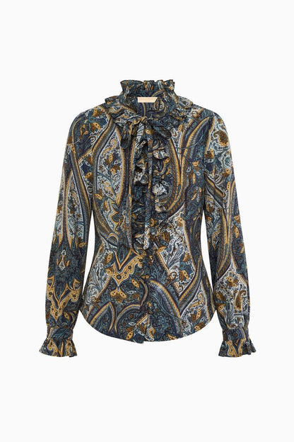 UJ Catroux Long Sleeve Silk Blouse - Image 11