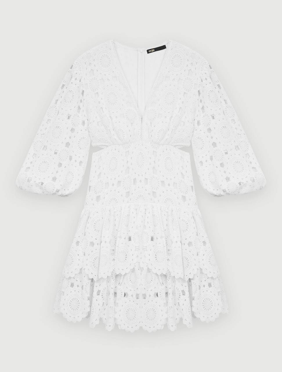 MJ Rivajia Embroidered Side Cutout Dress