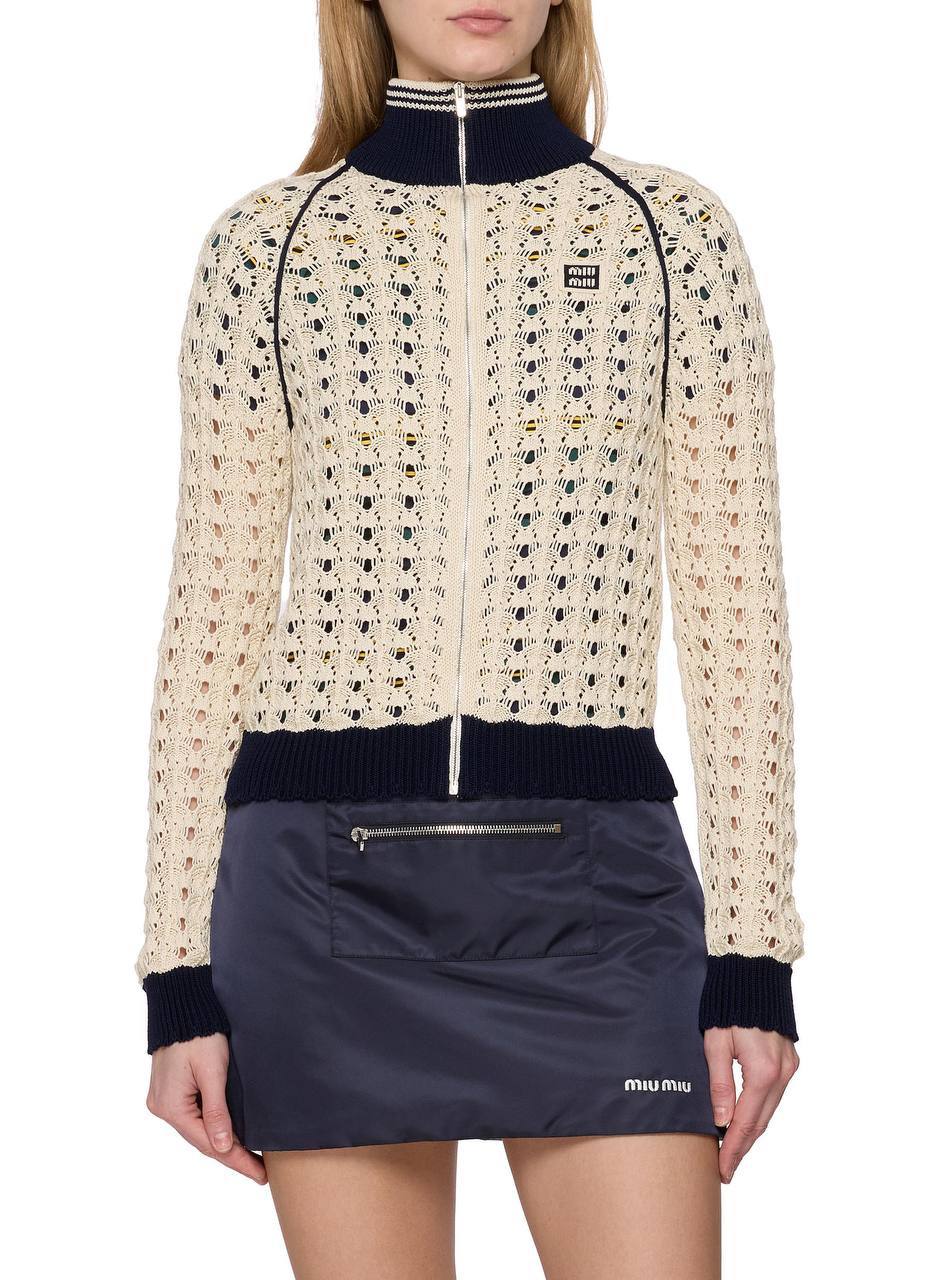 MM Crochet Zip-Up Cardigan