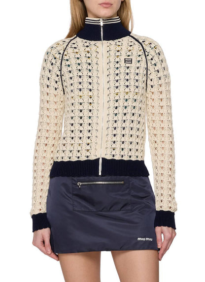MM Crochet Zip-Up Cardigan