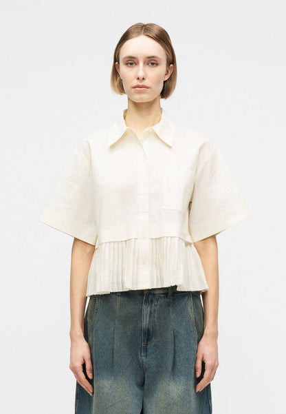 SE Solene Solid Combo Shirt