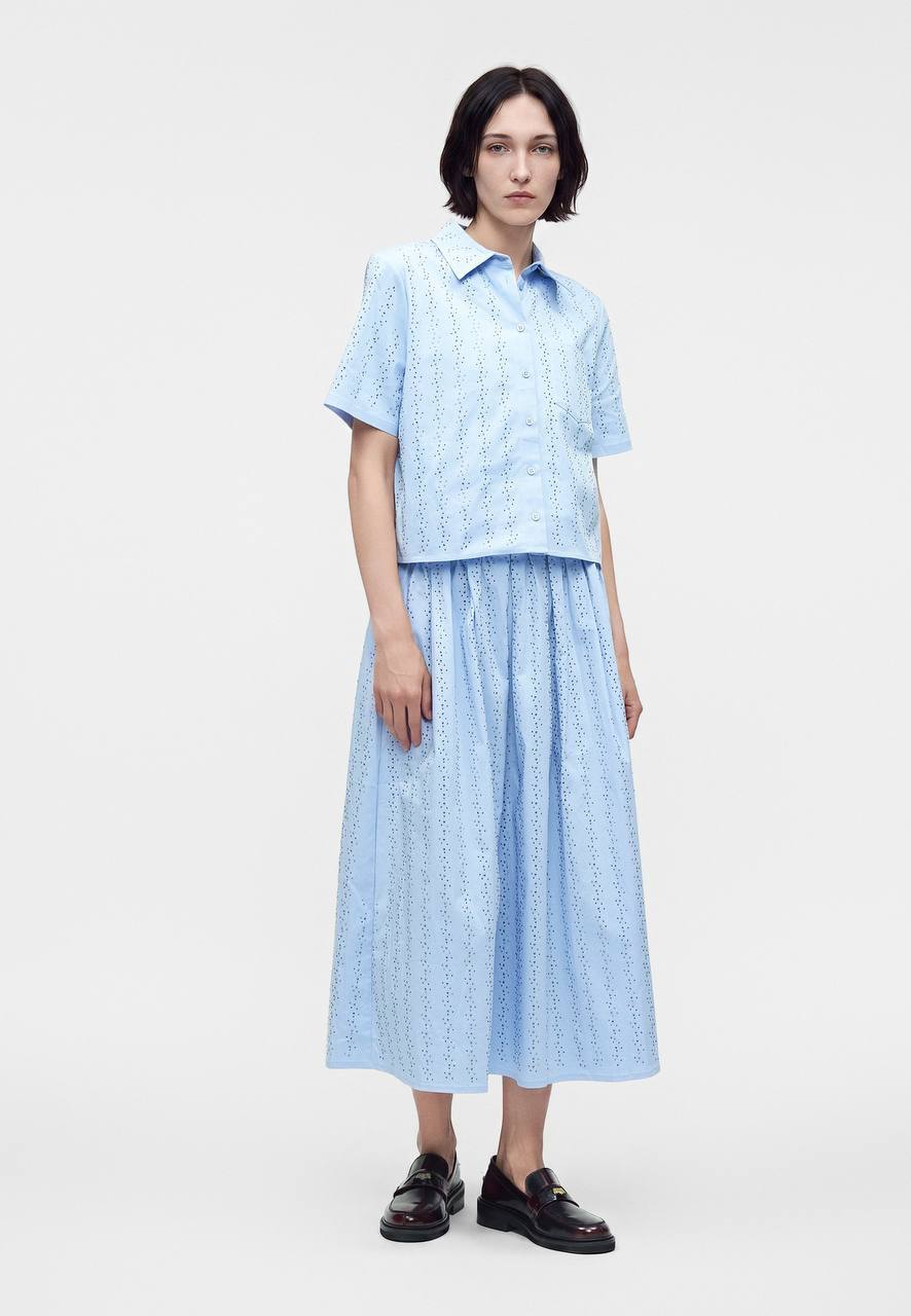 MJ: Carius Embellished Shirt | Skirt
