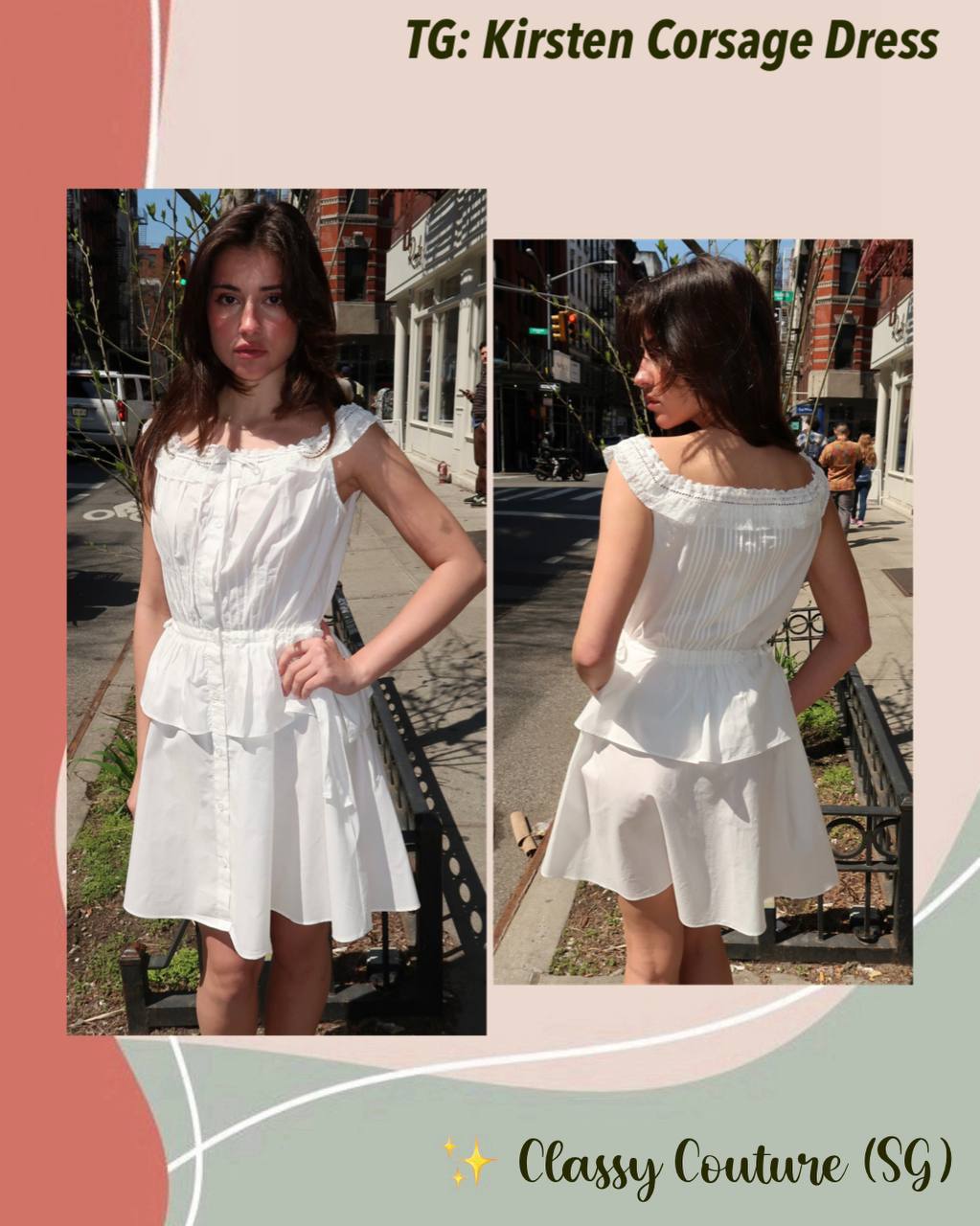 TG Kirsten Corsage Dress