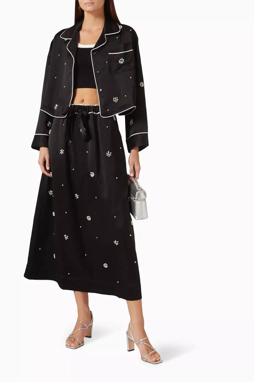SD Nerissea Embellished Top Sorela Skirt Shorts