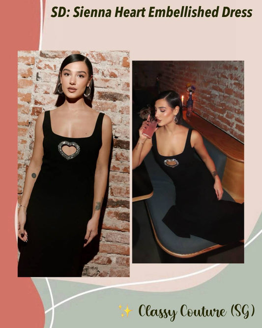 SD Sienna Heart Embellished Dress