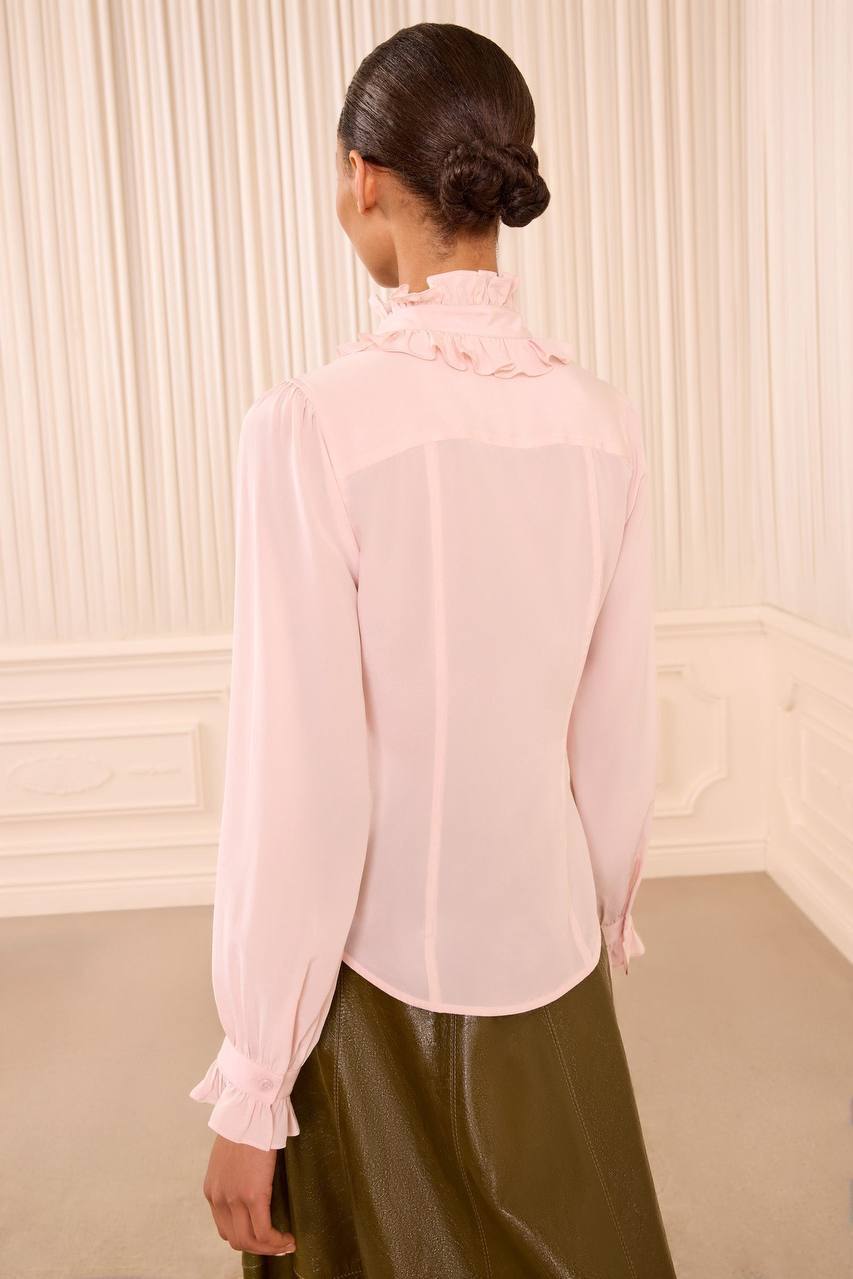 UJ Catroux Long Sleeve Silk Blouse - Image 5