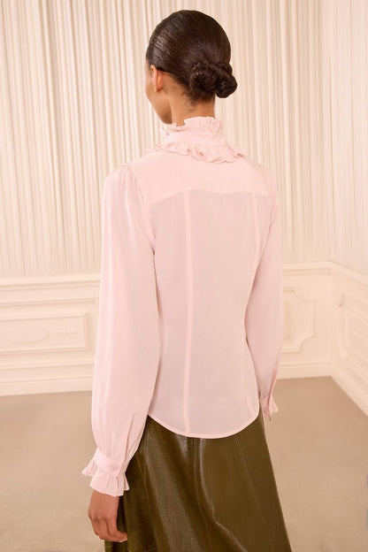 UJ Catroux Long Sleeve Silk Blouse - Image 5
