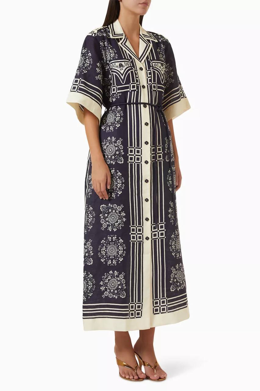 ALM Banderra Linen Shirtdress