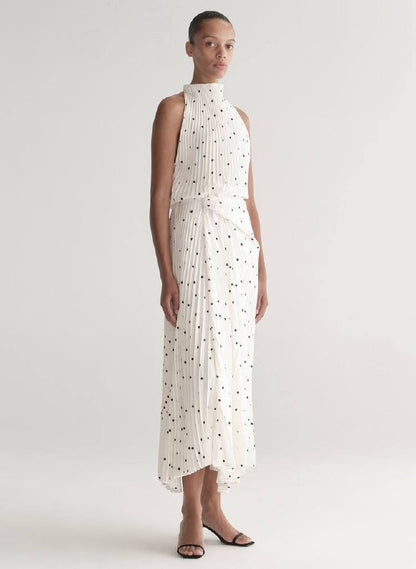 ALC Simona Polka Dot Midi Dress