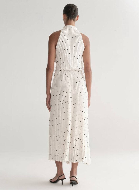 ALC Simona Polka Dot Midi Dress