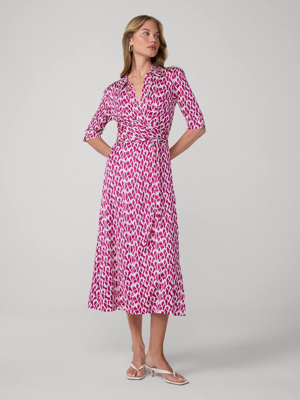 DVF Sana Short Sleeve Dress