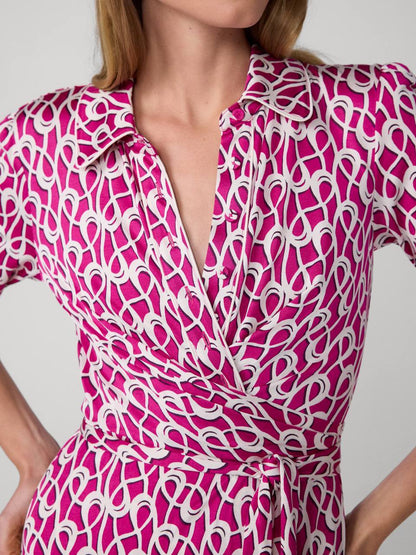 DVF Sana Short Sleeve Dress