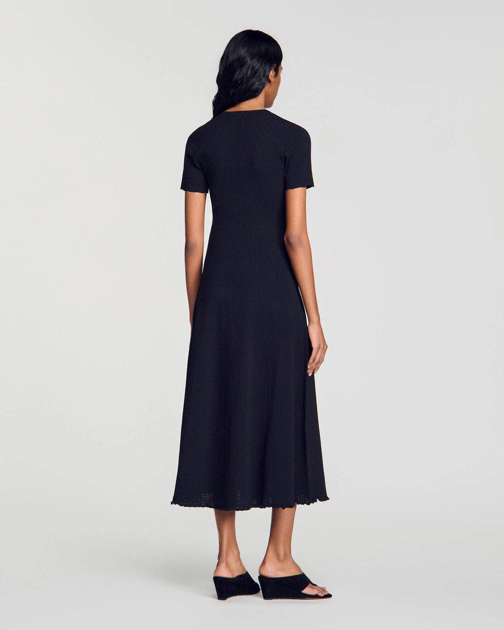 SD Milore Rib-kbit Dress in Viscose Blend