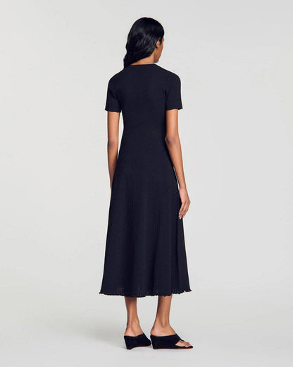 SD Milore Rib-kbit Dress in Viscose Blend