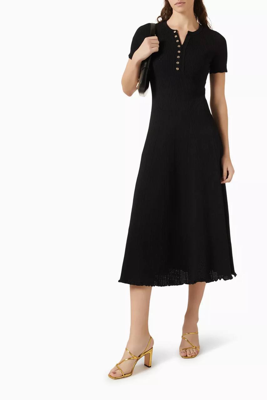 SD Milore Rib-kbit Dress in Viscose Blend