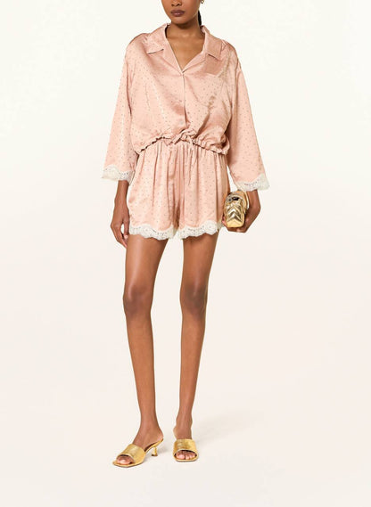 SD Limonessa Rhinestone-Embellished Shirt & Shorts