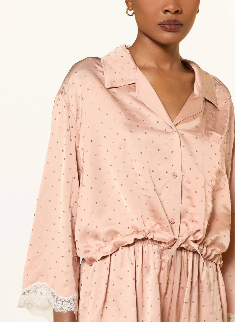 SD Limonessa Rhinestone-Embellished Shirt & Shorts