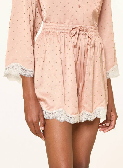 SD Limonessa Rhinestone-Embellished Shirt & Shorts