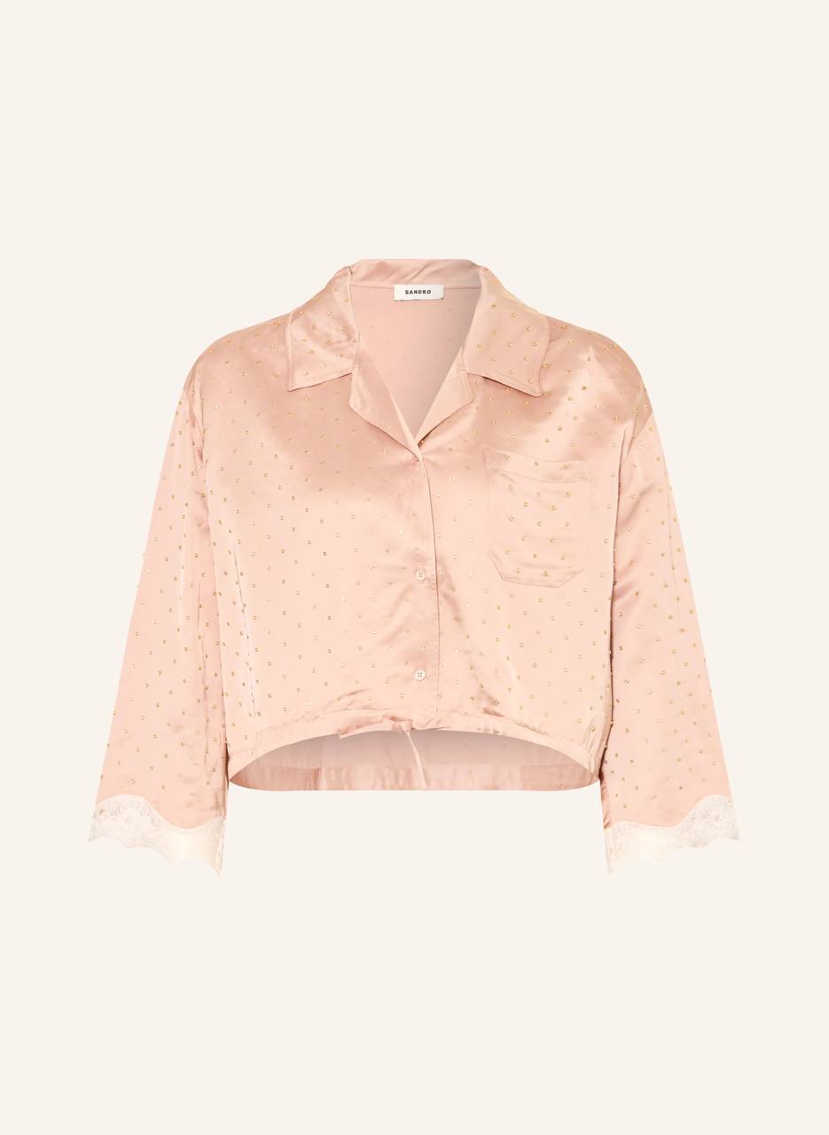 SD Limonessa Rhinestone-Embellished Shirt & Shorts