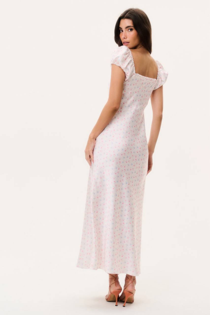 LSF Epone Floral Puff Sleeve Maxi Dress