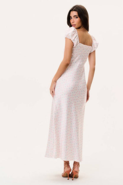 LSF Epone Floral Puff Sleeve Maxi Dress