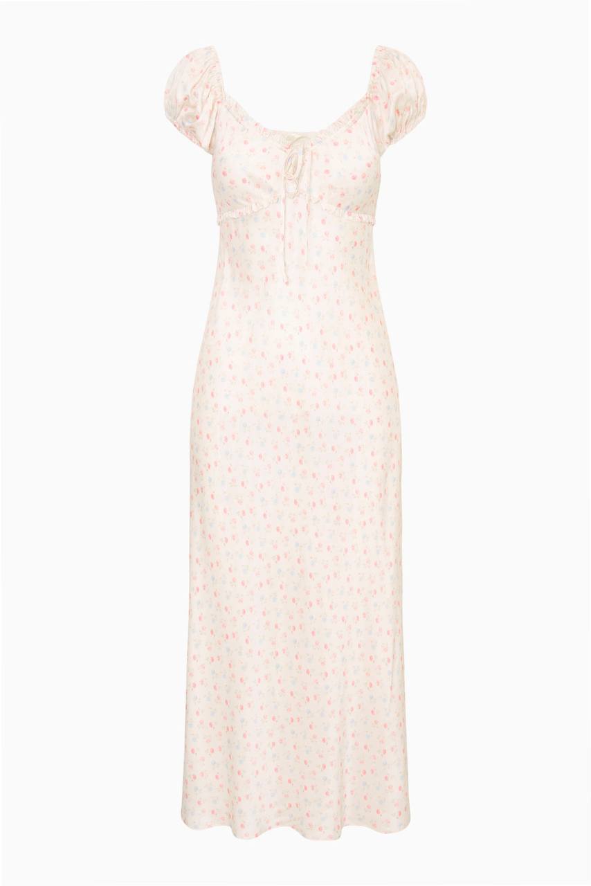 LSF Epone Floral Puff Sleeve Maxi Dress