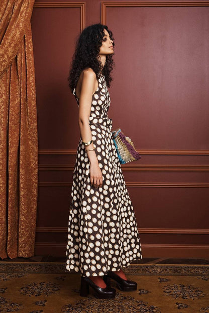 ALM Linen Paula Midi Dress