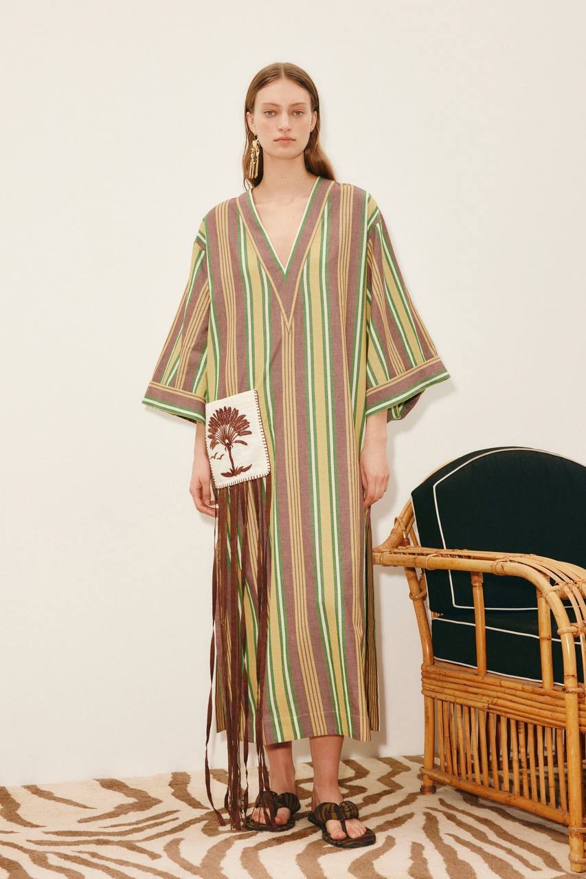 ALM Clover V Neck Mini | Midi Dress