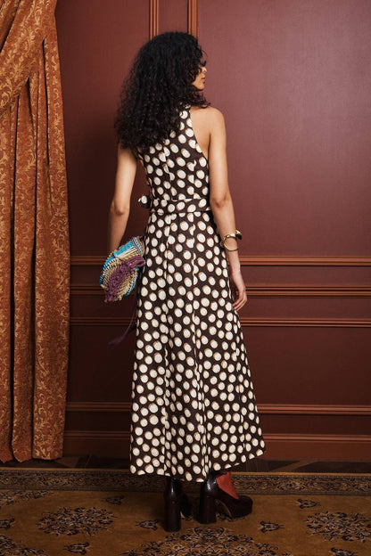 ALM Linen Paula Midi Dress