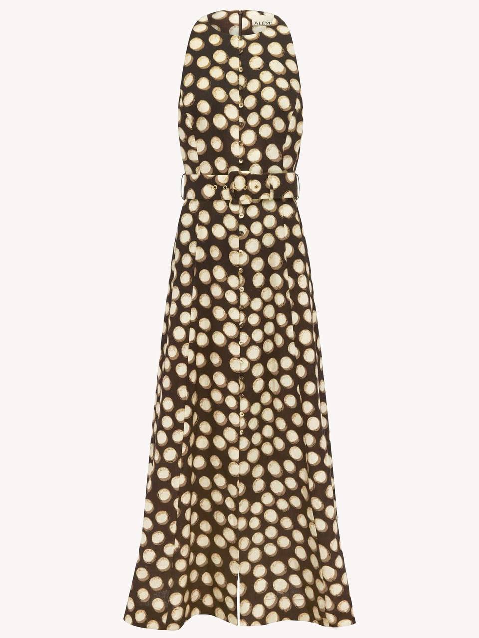 ALM Linen Paula Midi Dress