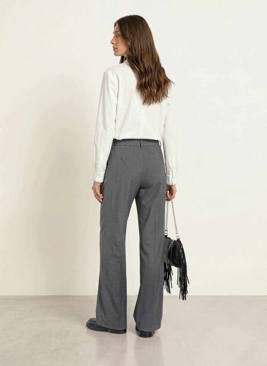 MJ Blouse With Detachable Bow Tie