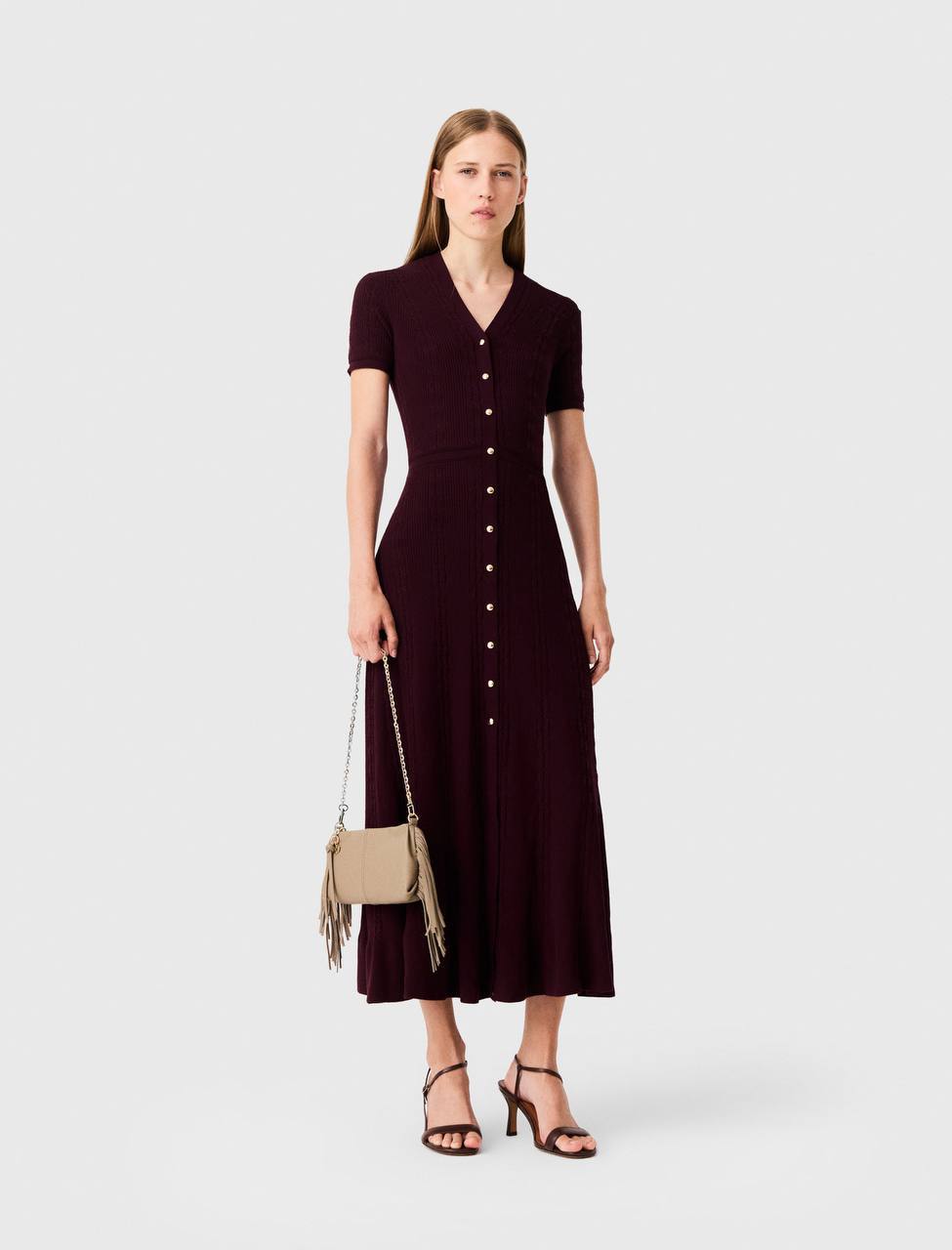 MJ Knit Maxi Dress in Viscose Blend