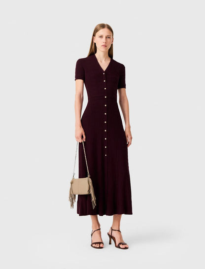 MJ Knit Maxi Dress in Viscose Blend