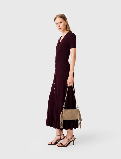 MJ Knit Maxi Dress in Viscose Blend