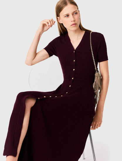 MJ Knit Maxi Dress in Viscose Blend