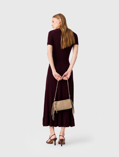 MJ Knit Maxi Dress in Viscose Blend