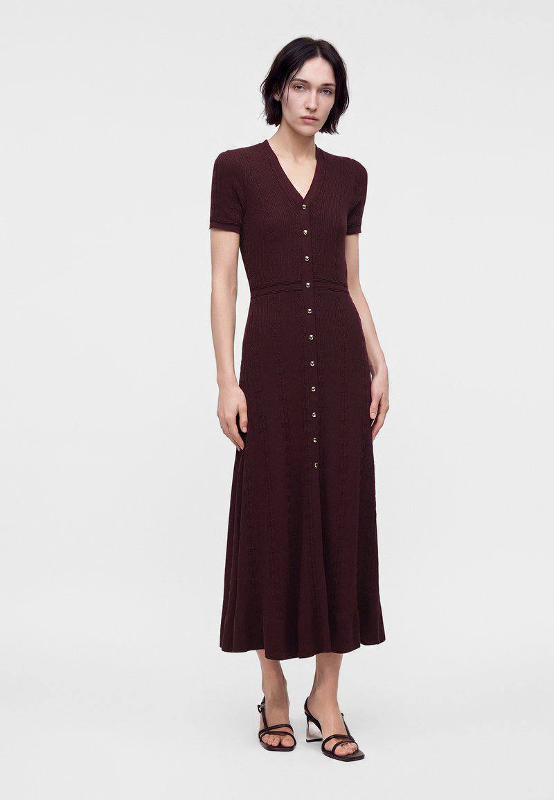 MJ Knit Maxi Dress in Viscose Blend