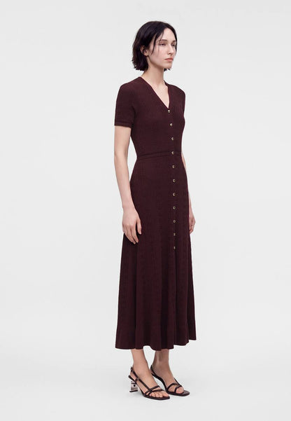 MJ Knit Maxi Dress in Viscose Blend