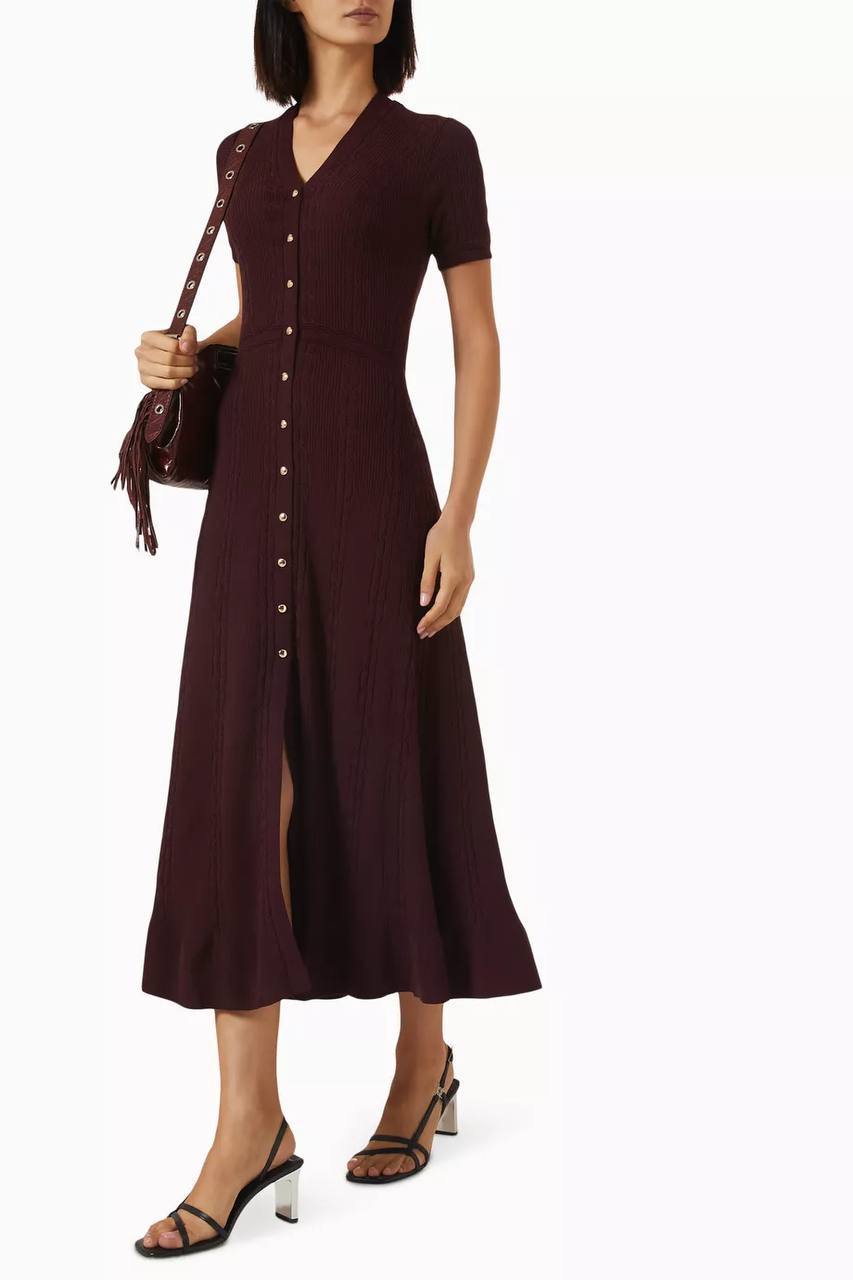 MJ Knit Maxi Dress in Viscose Blend