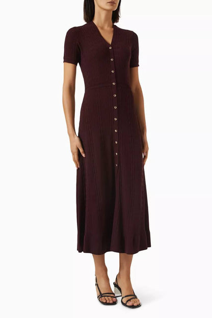 MJ Knit Maxi Dress in Viscose Blend