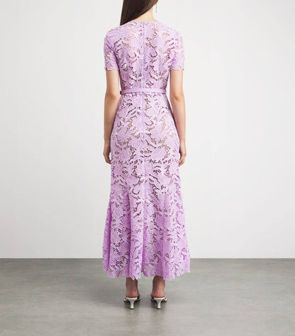 SP Lilac Lace Midi Dress