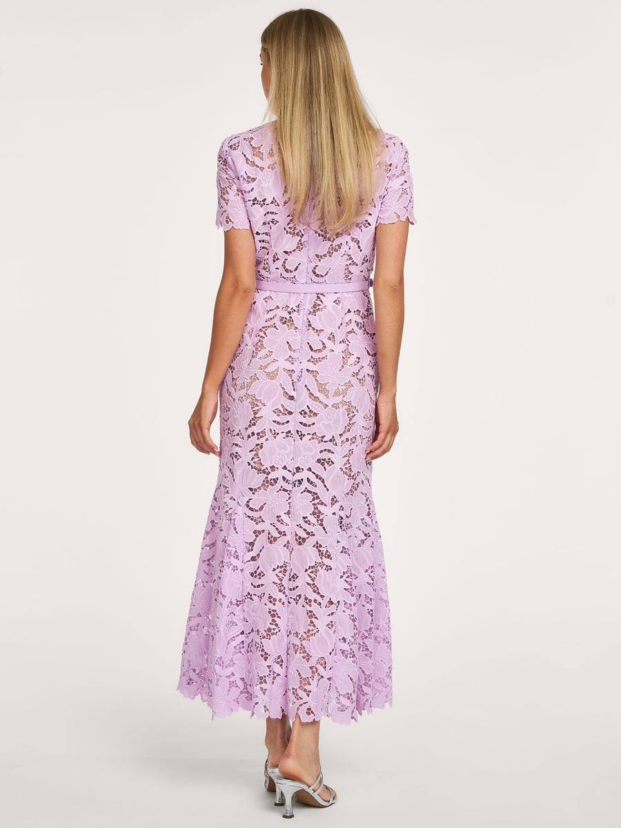 SP Lilac Lace Midi Dress