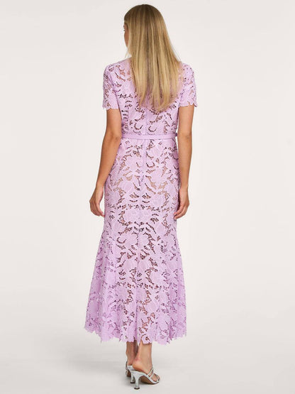 SP Lilac Lace Midi Dress
