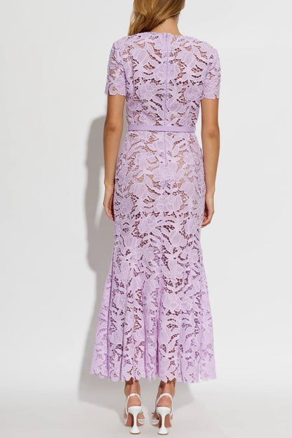 SP Lilac Lace Midi Dress