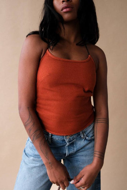 SH Toggle Tank in Denim