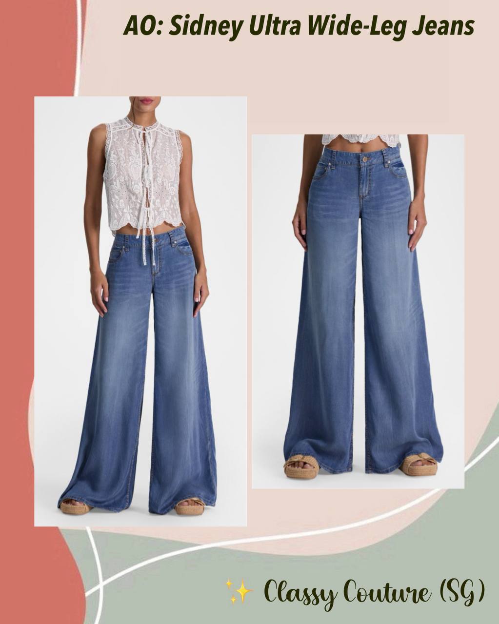 AO Sidney Ultra Wide-Leg Jeans