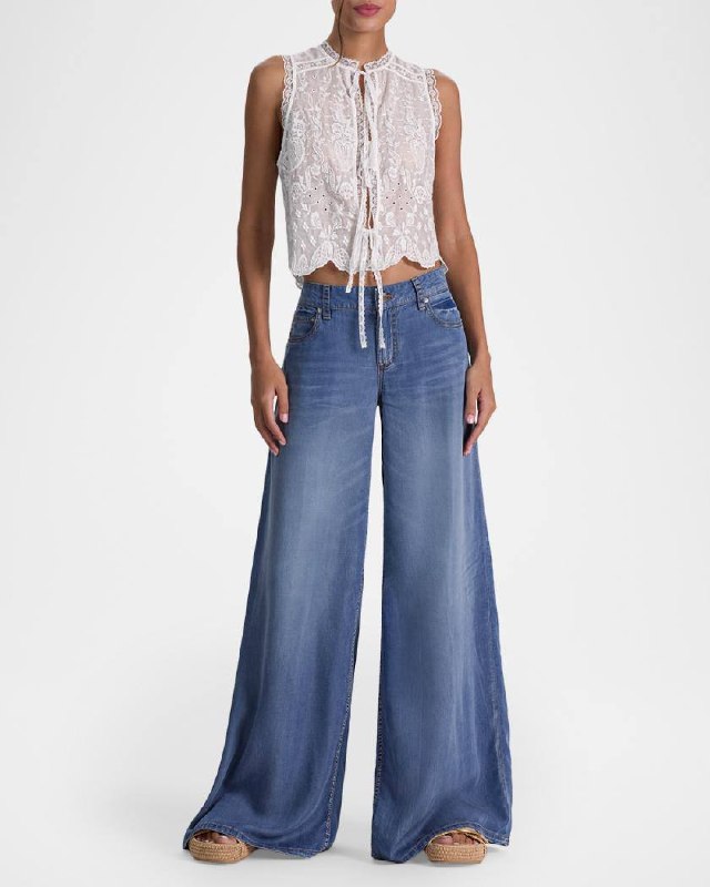 AO Sidney Ultra Wide-Leg Jeans