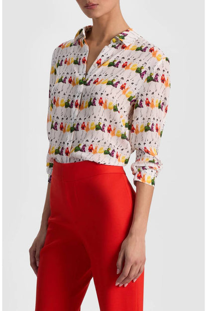 AO Willa Staceface Silk Shirt