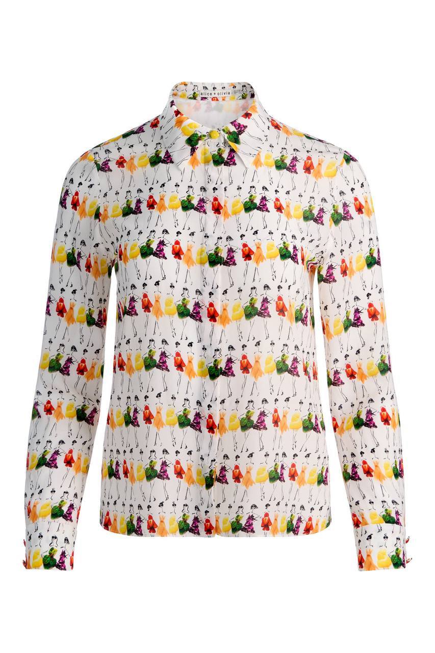 AO Willa Staceface Silk Shirt
